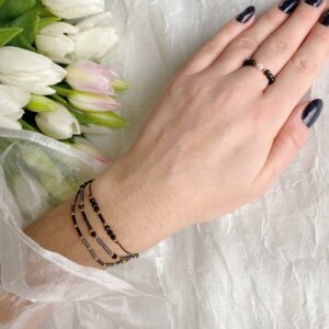 Pierścionek elastyczny perełka